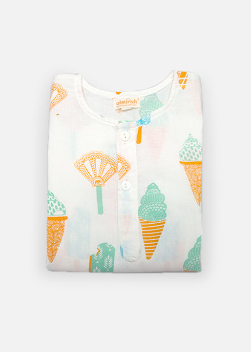 Short Kurta Ice cream